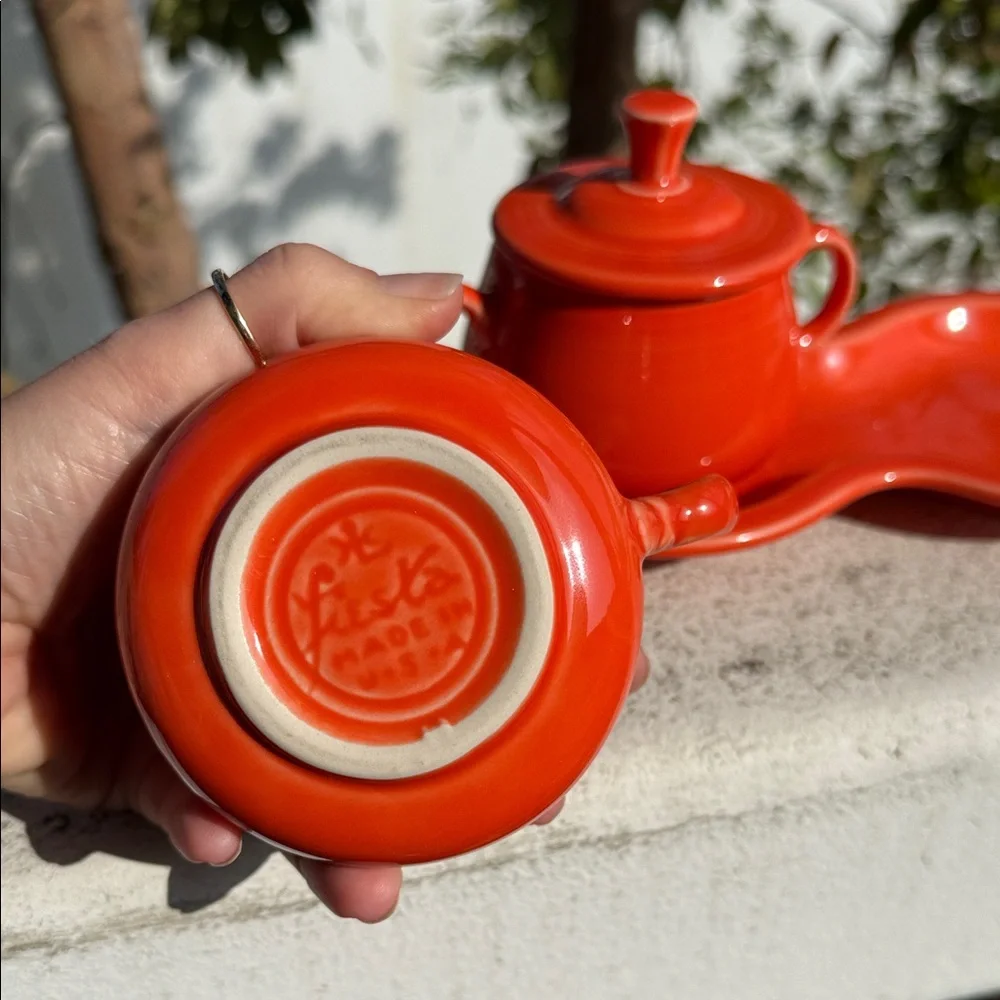 FIESTAWEAR | Sugar & Creamer Set in POPPY - Picture 5 of 7